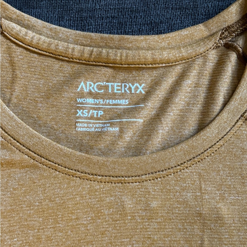 Arc'teryx Women’s Gold/Tan Tolu Long Sleeve Shirt